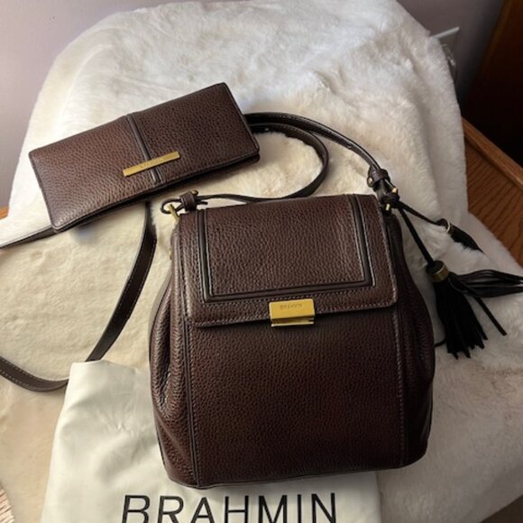 Brahmin Margo - Crossbody Bag & Ady Wallet - Picture 1 of 9